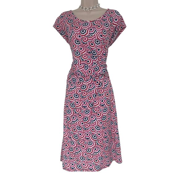Lands' End Dresses & Skirts - Size 1X (16W-18W) LANDS' END GEOMETRIC‎ PRINT SUMMER DRESS Vacation PLUS SIZE
